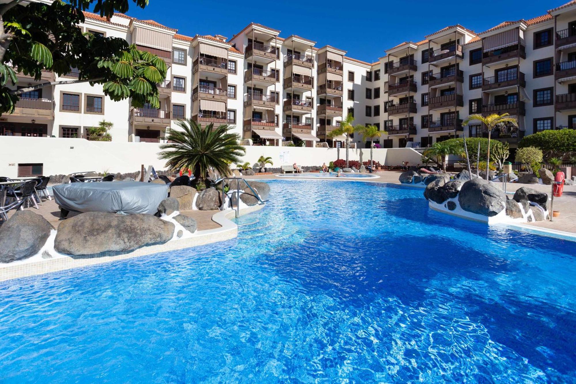 Agradable Piso Con Piscina & Playa Terraza Y Wifi Apartman Costa Del Silencio Kültér fotó