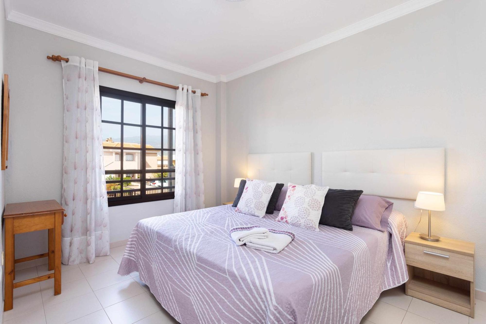 Agradable Piso Con Piscina & Playa Terraza Y Wifi Apartman Costa Del Silencio Kültér fotó